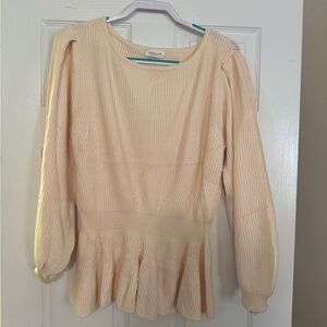 Peplum sweater from chic soul size 1x